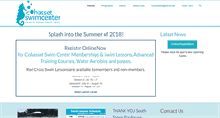 Desktop Screenshot of cohassetswimcenter.com