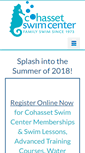 Mobile Screenshot of cohassetswimcenter.com